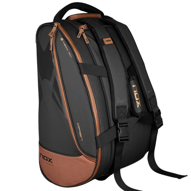 Load image into Gallery viewer, Nox Luxury Series Black/Brown padelbag
