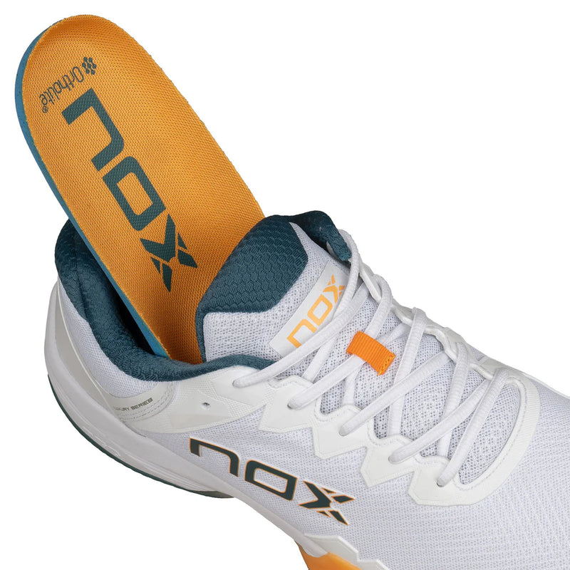 Load image into Gallery viewer, Nox AT10 LUX Padel Shoe White / Gray
